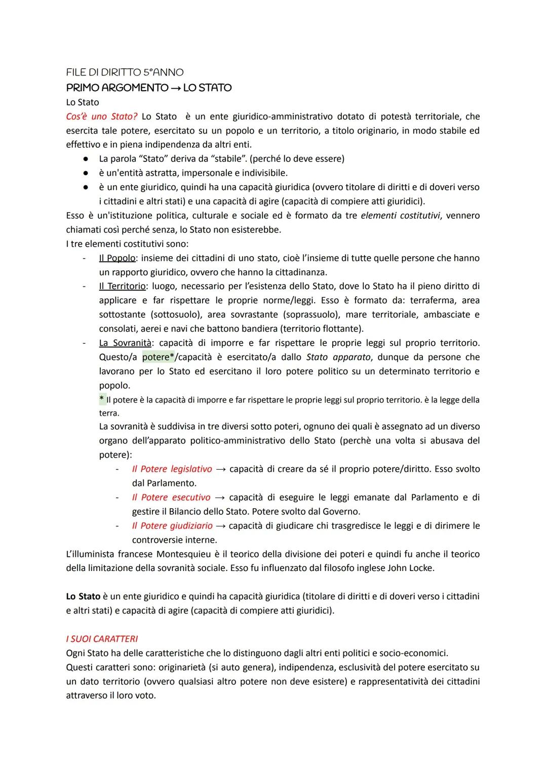 Diritto 5 anno -superiori