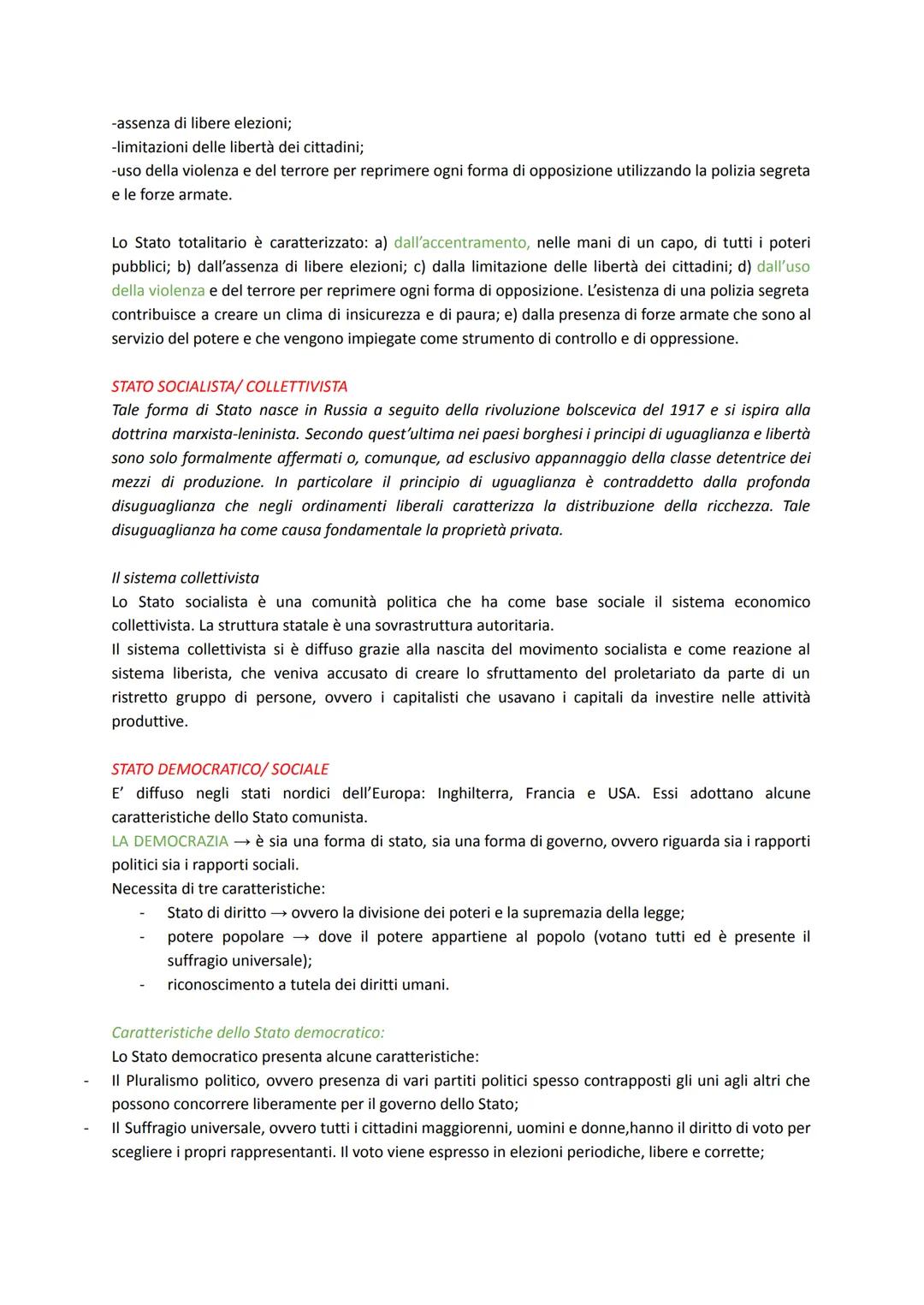FILE DI DIRITTO 5°ANNO
PRIMO ARGOMENTO LO STATO
Lo Stato
Cos'è uno Stato? Lo Stato è un ente giuridico-amministrativo dotato di potestà terr