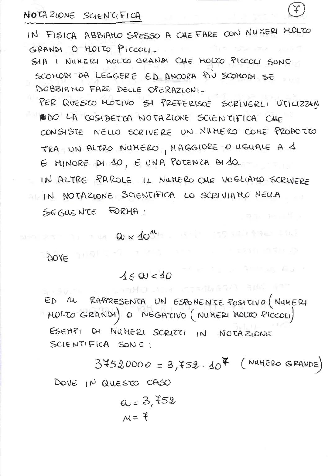 Notazione scentifica