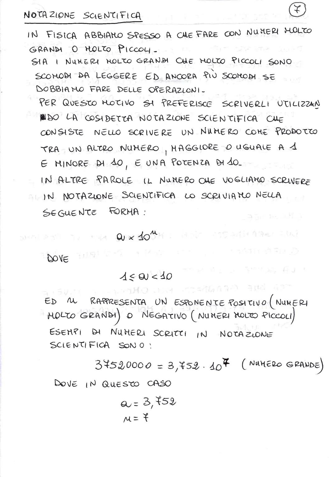 f
NOTAZIONE SCIENTIFICA
IN FISICA ABBIAMO SPESSO A CHE FARE CON NUMERI MOLTO
O MOLTO PICCOL.
GRANDI
SIA I NUMERI MOLTO GRAND CHE MOLTO PICCO