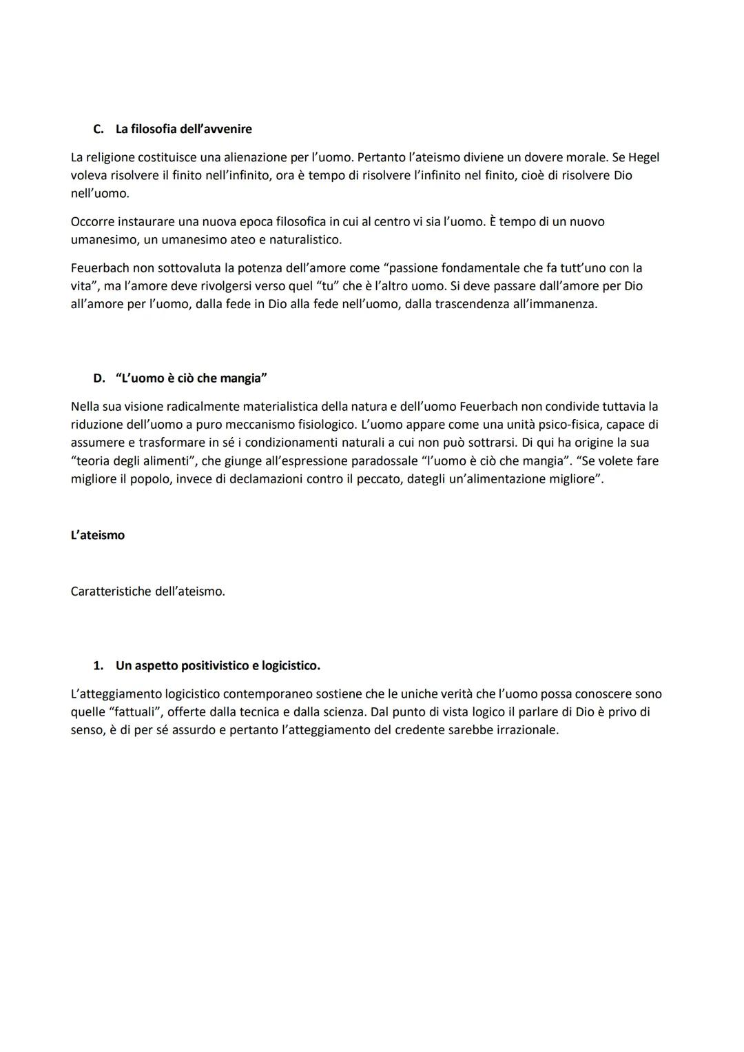 # Ludwig Feuerbach
Introduzione
Tra i discepoli di Hegel sorse un contrasto di atteggiamenti nei confronti della religione e della politic