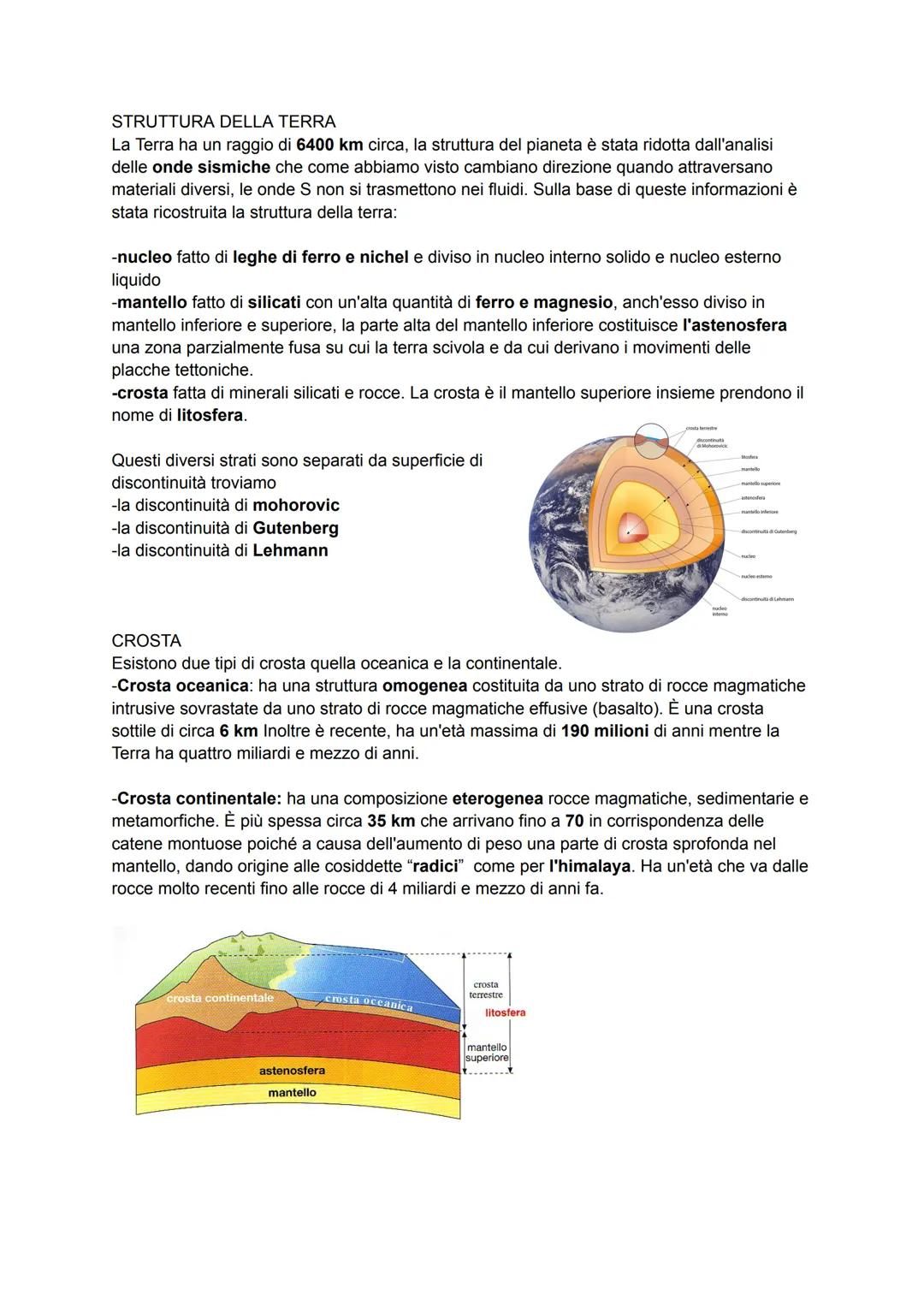 TETTONICA DELLE PLACCHE