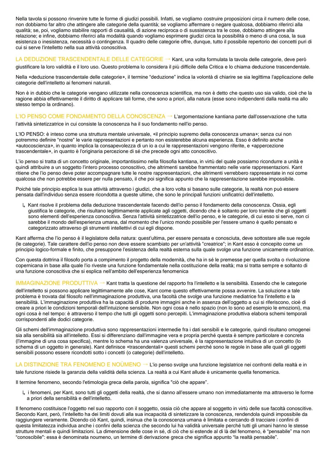 LA CRITICA DELLA RAGION PURA
dottrina degli elementi, che scompone la ragione nelle sue parti
fondamentali, gli elementi "puri" o "a priori"