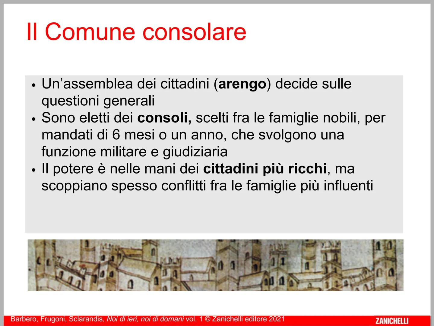 L'Italia comunale e
l'Impero
Barbero, Frugoni, Sclarandis, Noi di ieri, noi di domani vol. 1 © Zanichelli editore 2021
ZANICHELLI La nascita