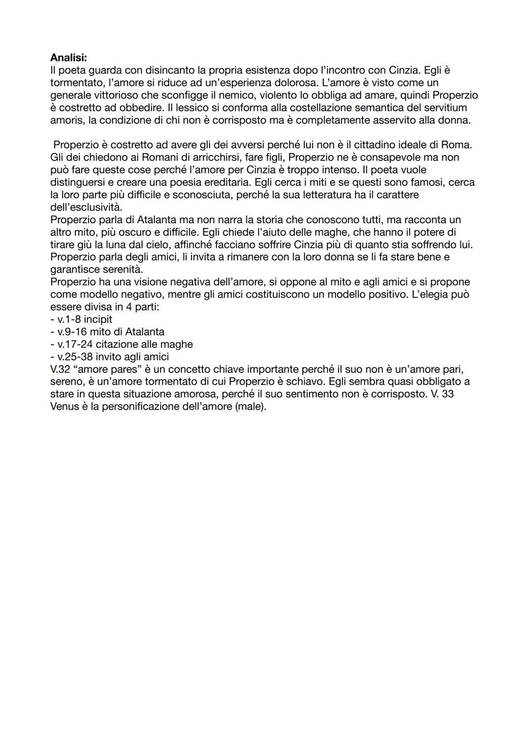 Tibullo e Properzio
L'elegia
Nel I secolo a.C a Roma si sviluppò il genere letterario dell'elegia, in cui è presente il
Distico elegiaco-> u