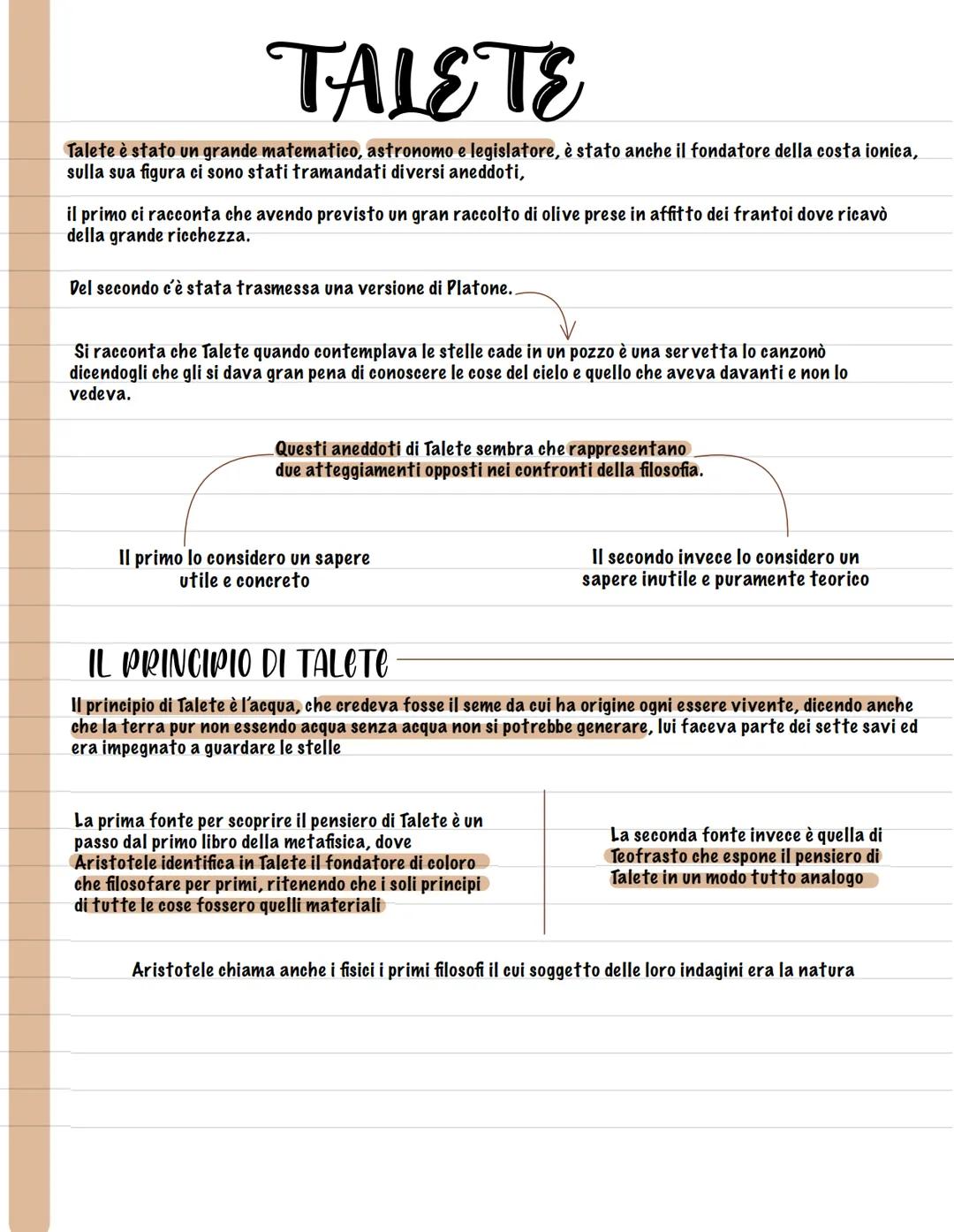 # TALETE
Talete è stato un grande matematico, astronomo e legislatore, è stato anche il fondatore della costa ionica,
sulla sua figura ci s