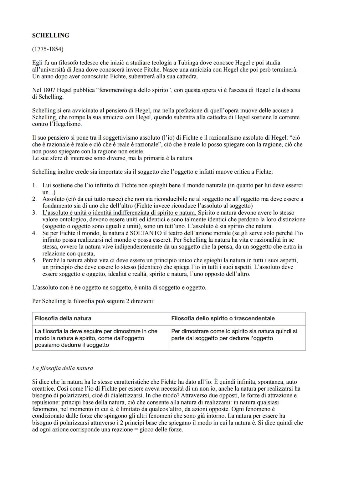 FICHTE
1762-1814
Fu un filosofo tedesco e promotore dell'idealismo tedesco. Nel momento in cui legge "critica della ragion
pura" di Kant, av