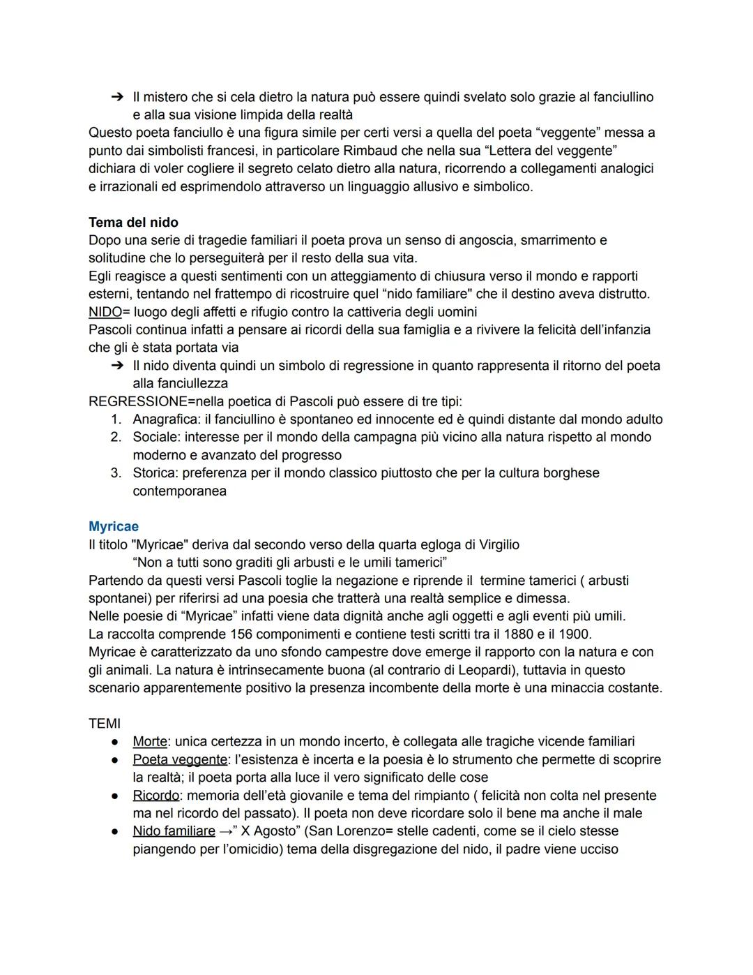 # GIOVANNI PASCOLI
Vita
Giovanni Pascoli nasce il 31 dicembre 1855 a San Mauro di Romagna.
La sua vita è presto sconvolta da tragici even