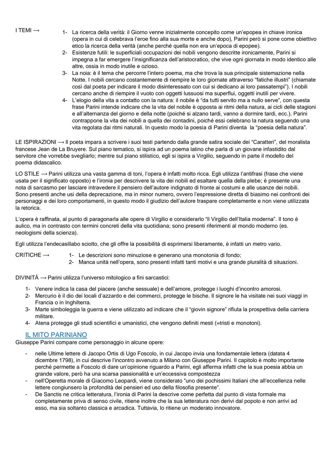 # Giuseppe Parini
LA VITA
Nacque nel 1729 a Bosisio, un comune della Brianza e mori nel 1799 a Milano. All'etร di 10 anni si trasferรฌ a
Mi