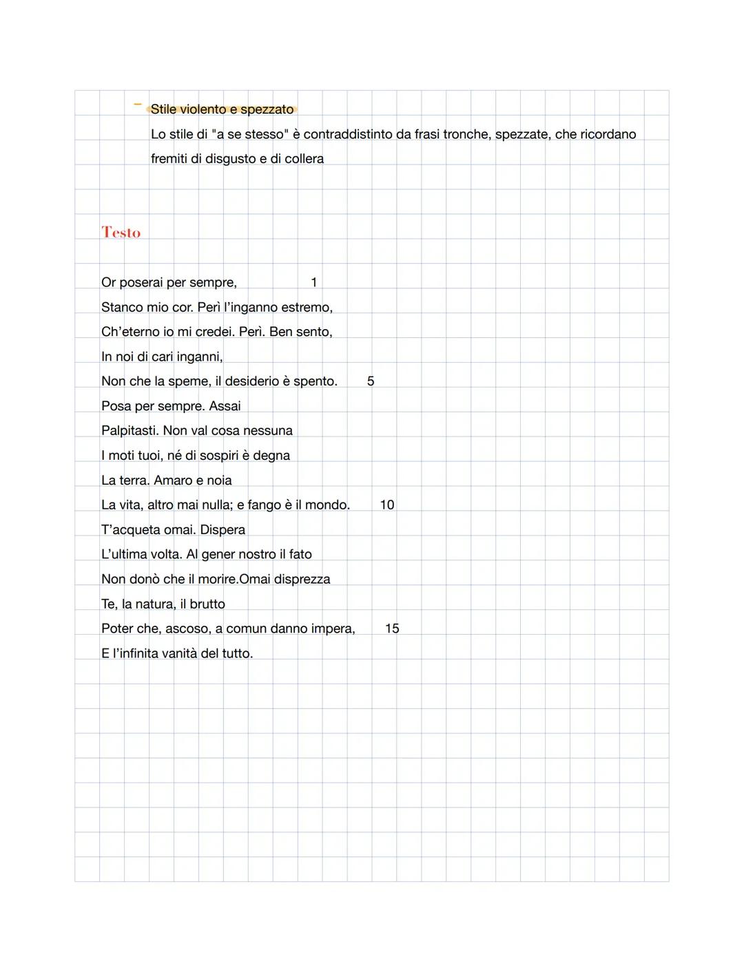 A se stesso
è tra le poesie autobiografiche più famose di Giacomo Leopardi
composta nel maggio del 1833, ma pubblicata due anni dopo
affront