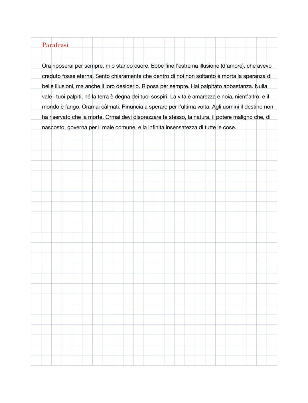 A se stesso
è tra le poesie autobiografiche più famose di Giacomo Leopardi
composta nel maggio del 1833, ma pubblicata due anni dopo
affront