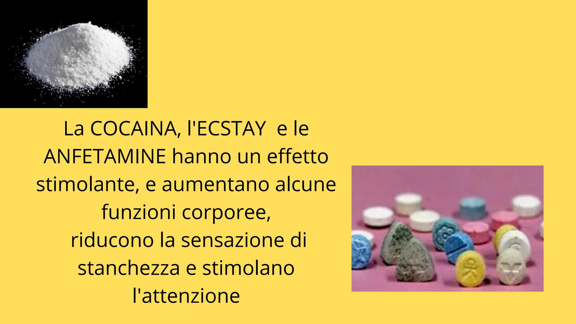 # LE DROGHE Ragazzi e adulti ormai fanno un uso eccessivo delle groghe,
che è pari al 29% in quest'ultimo anno. Queste sostanze
vengono assi