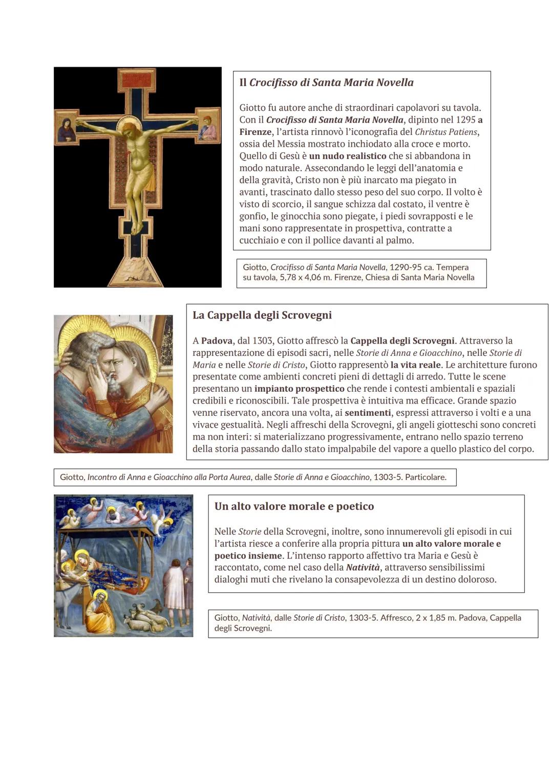Il grande pittore medievale Giotto nacque a Colle di Vespignano,
nel Mugello, in Toscana, intorno al 1267; la data è orientativa ed è
stata