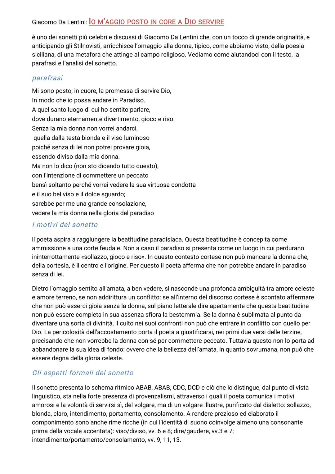 Cos'è la Scuola siciliana
La poesia lirica fiorisce in Italia alla corte di Federico II di Svevia, nominato imperatore nel 1220 e morto
nel