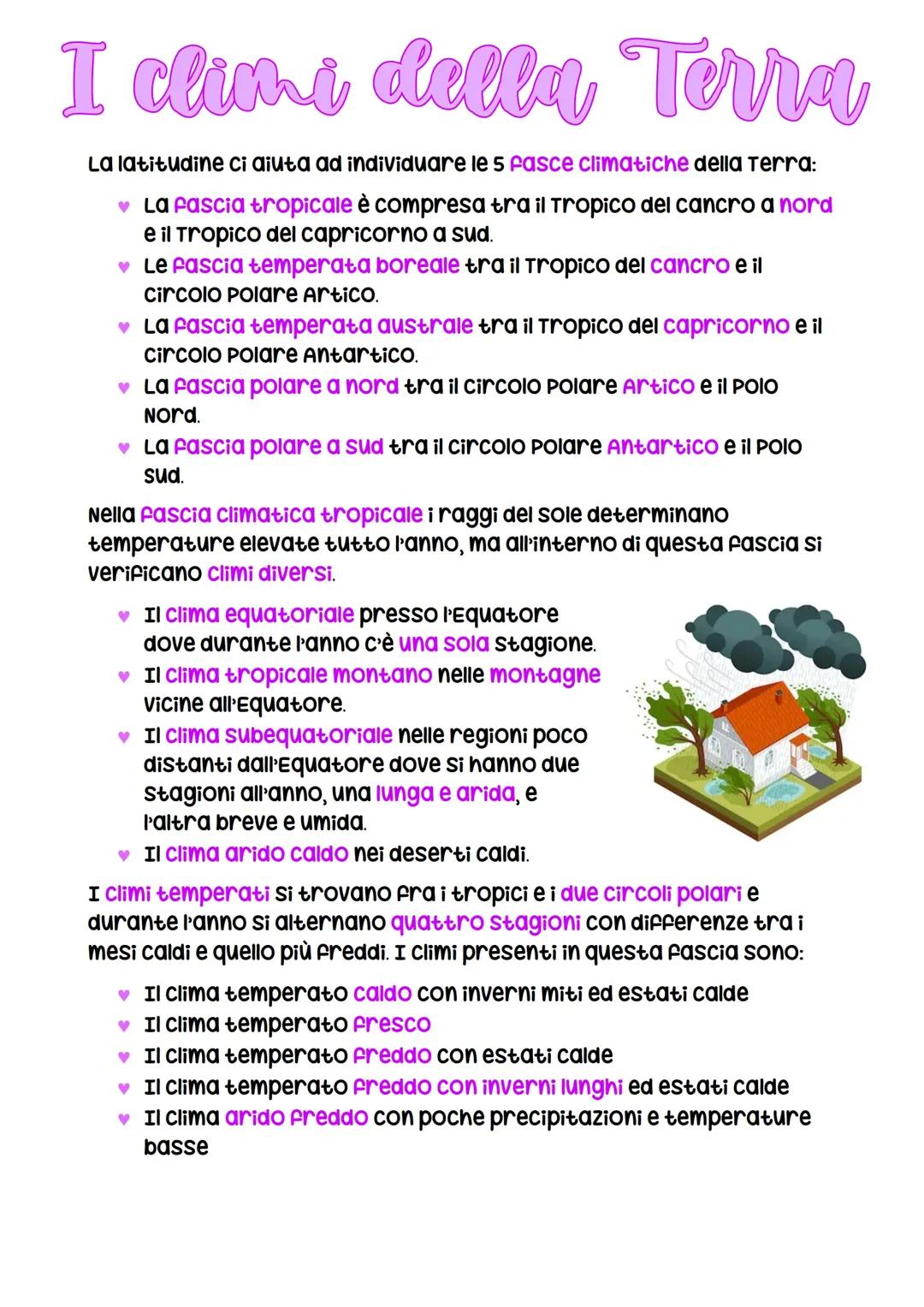 Esplorando i Climi della Terra: Dai Biomi alle Fasce Climatiche