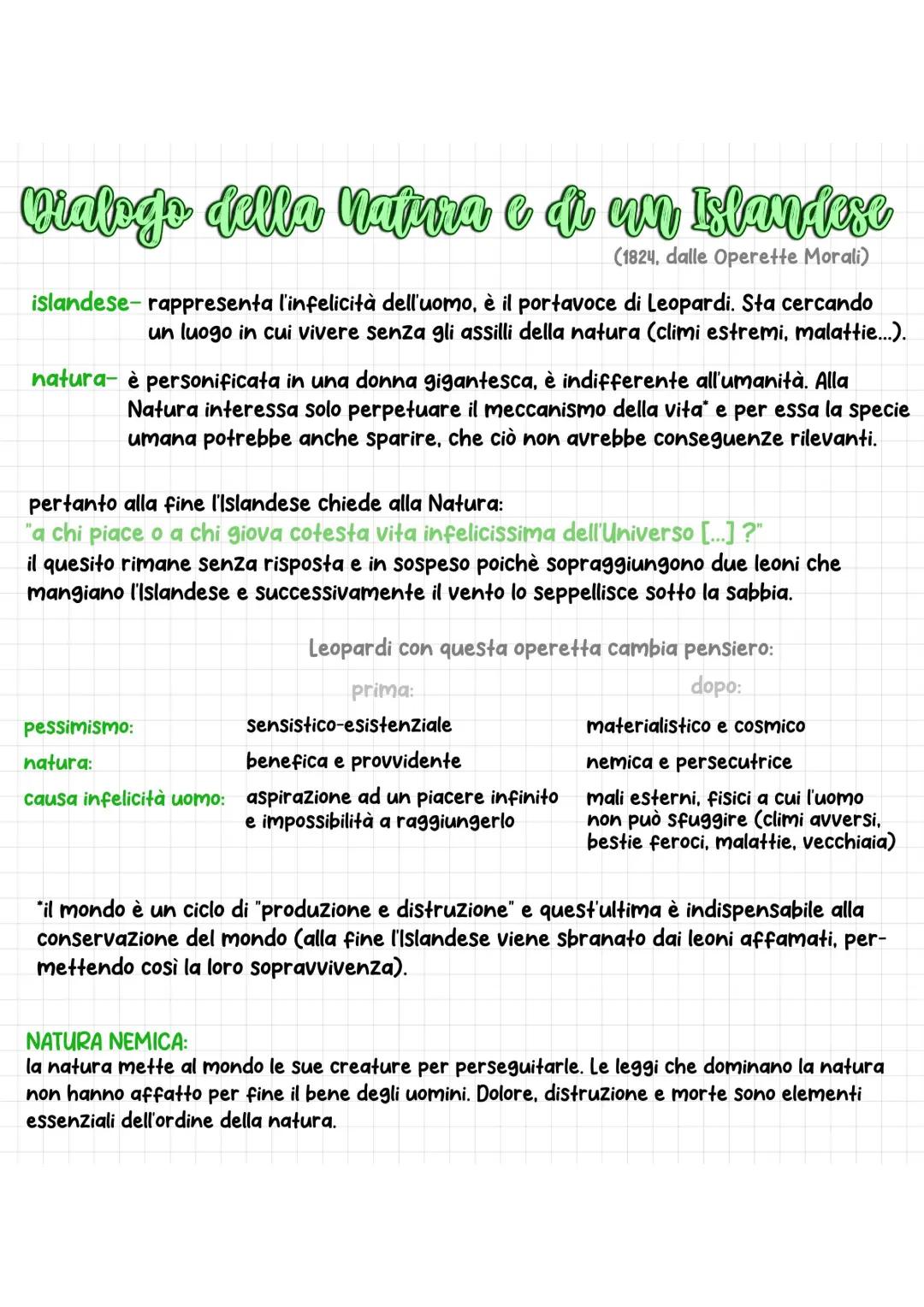 Dialogo della Natura e di un Islandese, Giacomo Leopardi (1824)