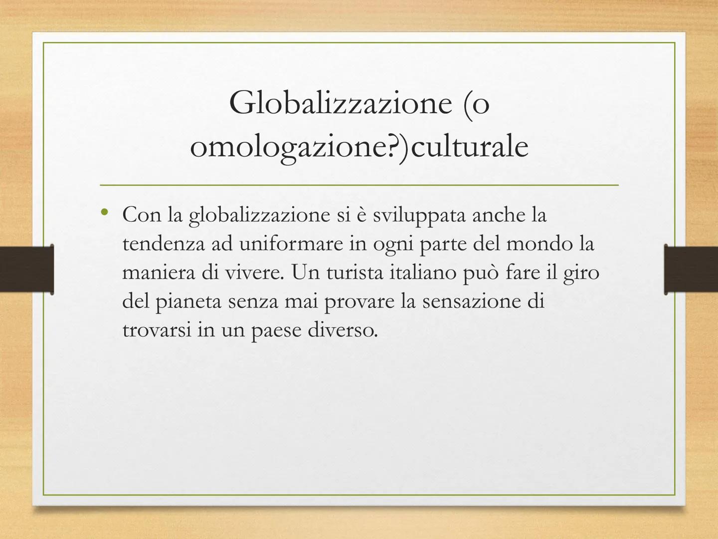 # Che cos'è la
globalizzazione? # GLOBALIZZAZIONE
• La globalizzazione è quel fenomeno
di interconnessione mondiale che interessa l'aspett