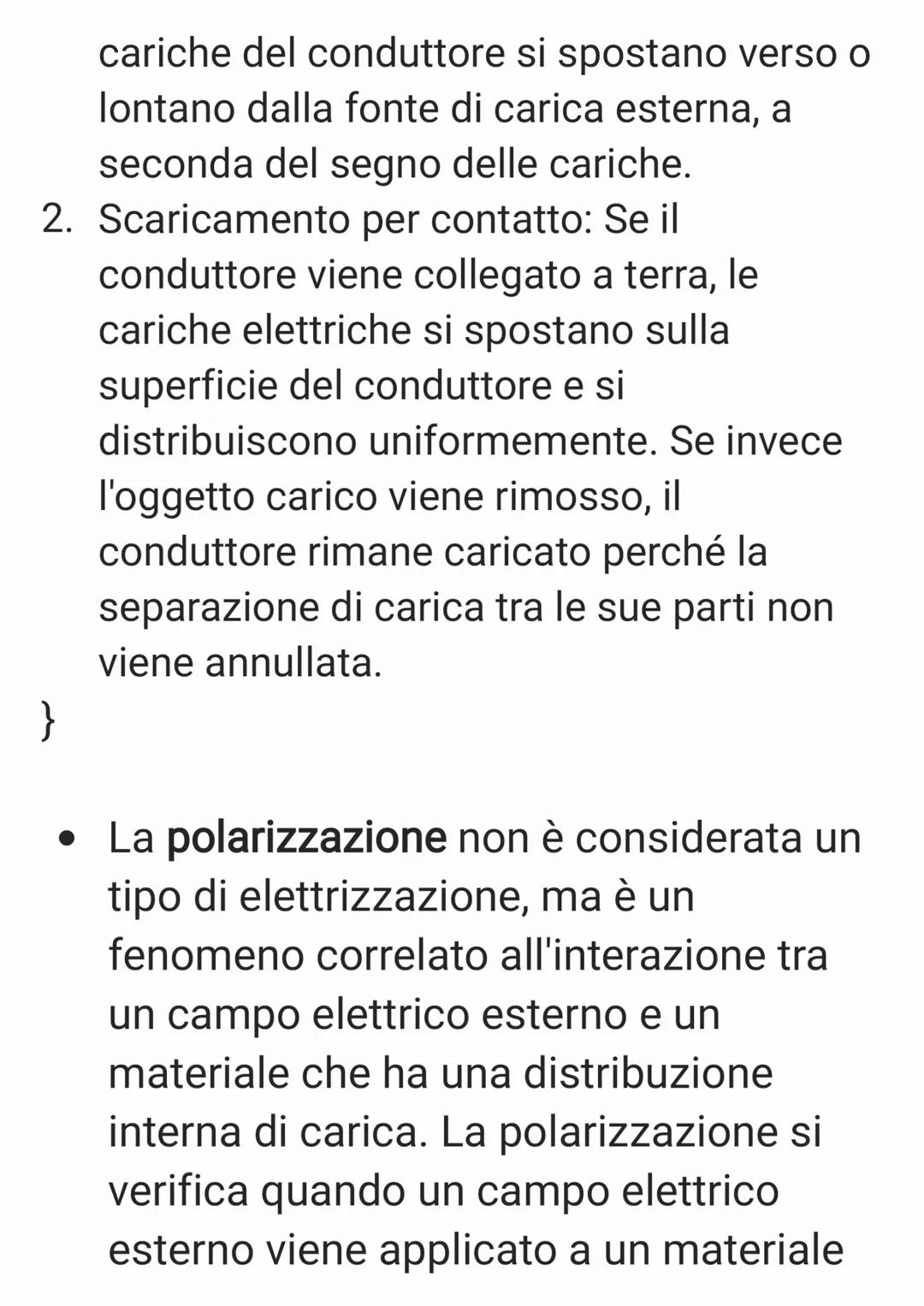 Ci sono quattro tipi di elettrizzazione che
possono verificarsi quando oggetti diversi
entrano in contatto tra loro:
• Elettrizzazione per s