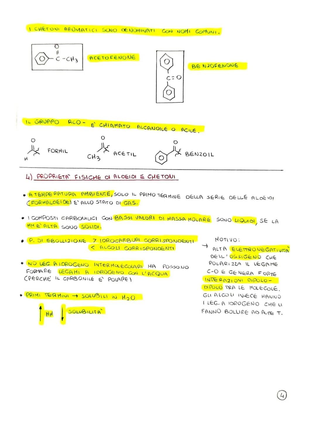 •
1) INTRODUZIONE AI COMPOSTI CARBONILICI
ALDEIDI E CHETONI SONO CARATTERIZZATI DAL GRUPPO FUNZIONALE CARBONILICO
CARBONILE
ALDEIDE
●
ALDEID