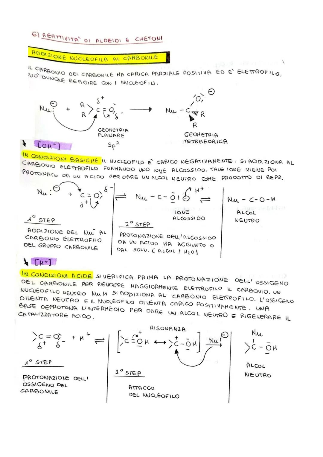 •
1) INTRODUZIONE AI COMPOSTI CARBONILICI
ALDEIDI E CHETONI SONO CARATTERIZZATI DAL GRUPPO FUNZIONALE CARBONILICO
CARBONILE
ALDEIDE
●
ALDEID