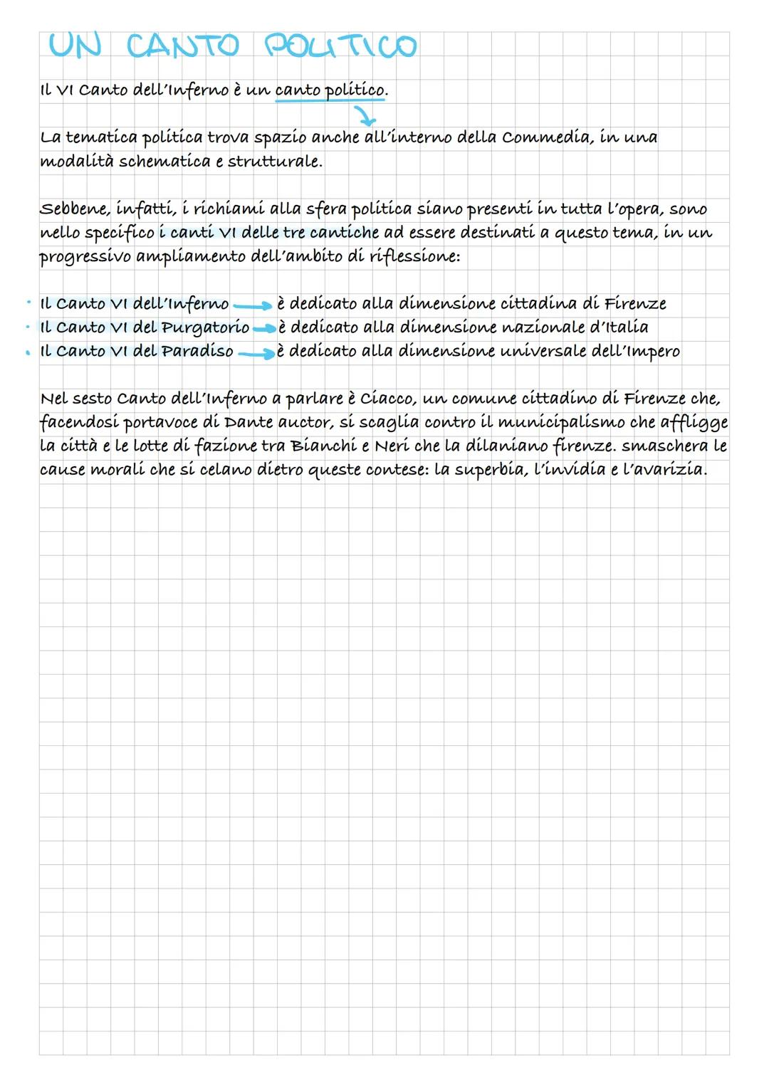 # CANTO VI
Continuando la propria discesa agli inferi, Dante incontra - nel vi Canto
dell'Inferno - il secondo gruppo di dannati: í
i golos