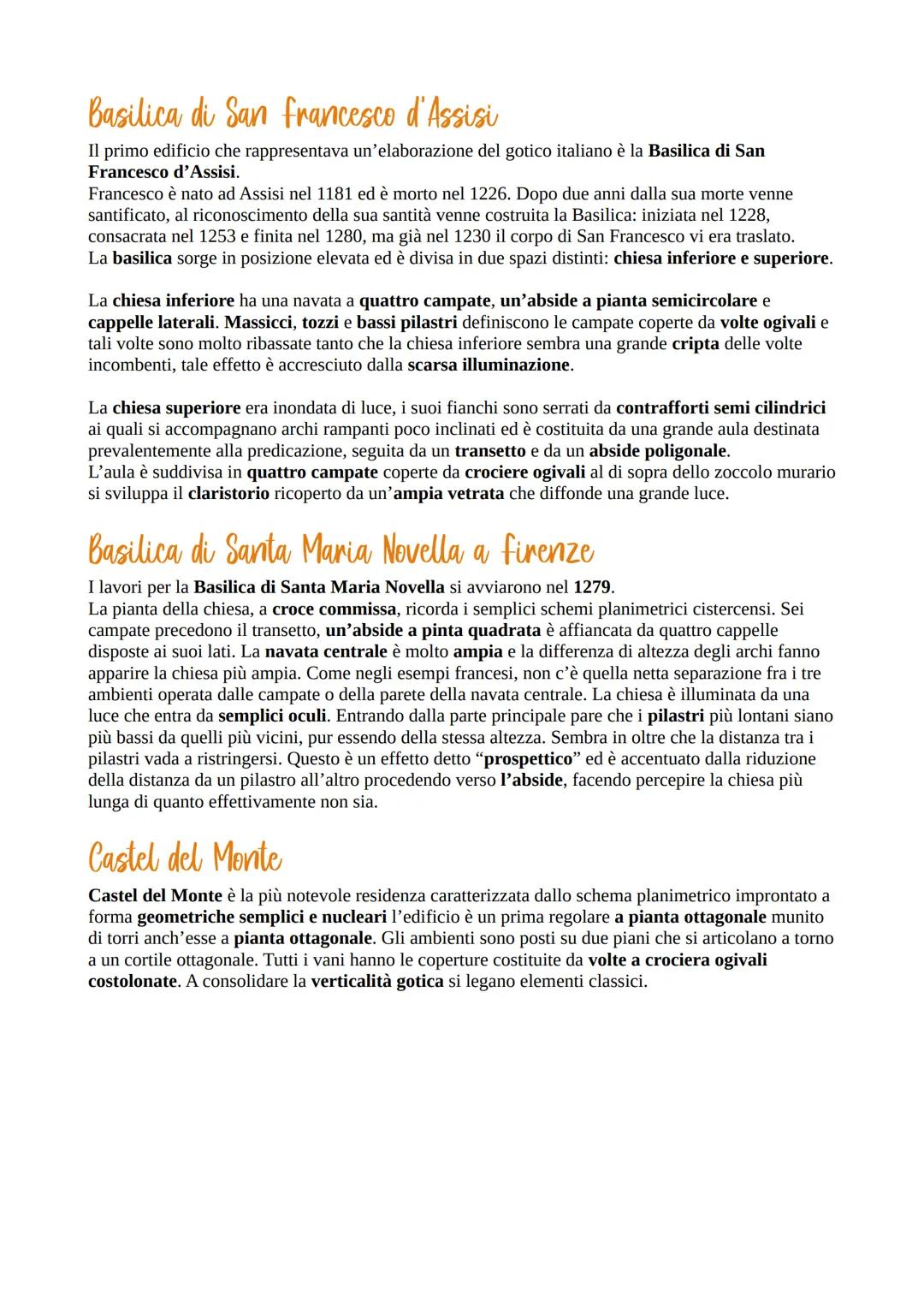 # Arte gotica
con il termine "arte gotica" ci riferiamo all'arte che si manifesta tra il XII sec e il XIV sec solo i
alcuni paesi, mentre l