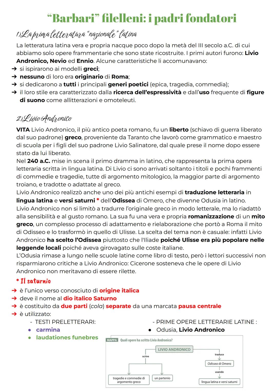STUDIARE "RIPASSA" A P. 19
La preistoria della letteratura latina
1 Letteratura e preletteratura
Convenzionalmente l'inizio della letteratur