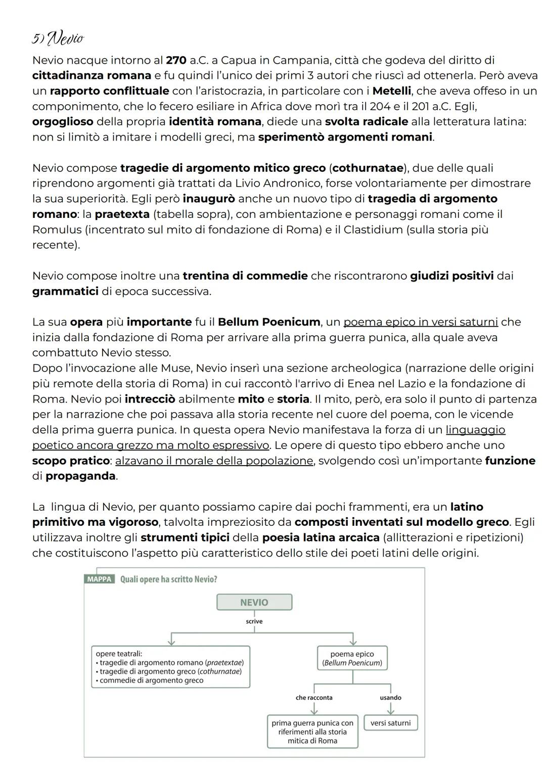STUDIARE "RIPASSA" A P. 19
La preistoria della letteratura latina
1 Letteratura e preletteratura
Convenzionalmente l'inizio della letteratur