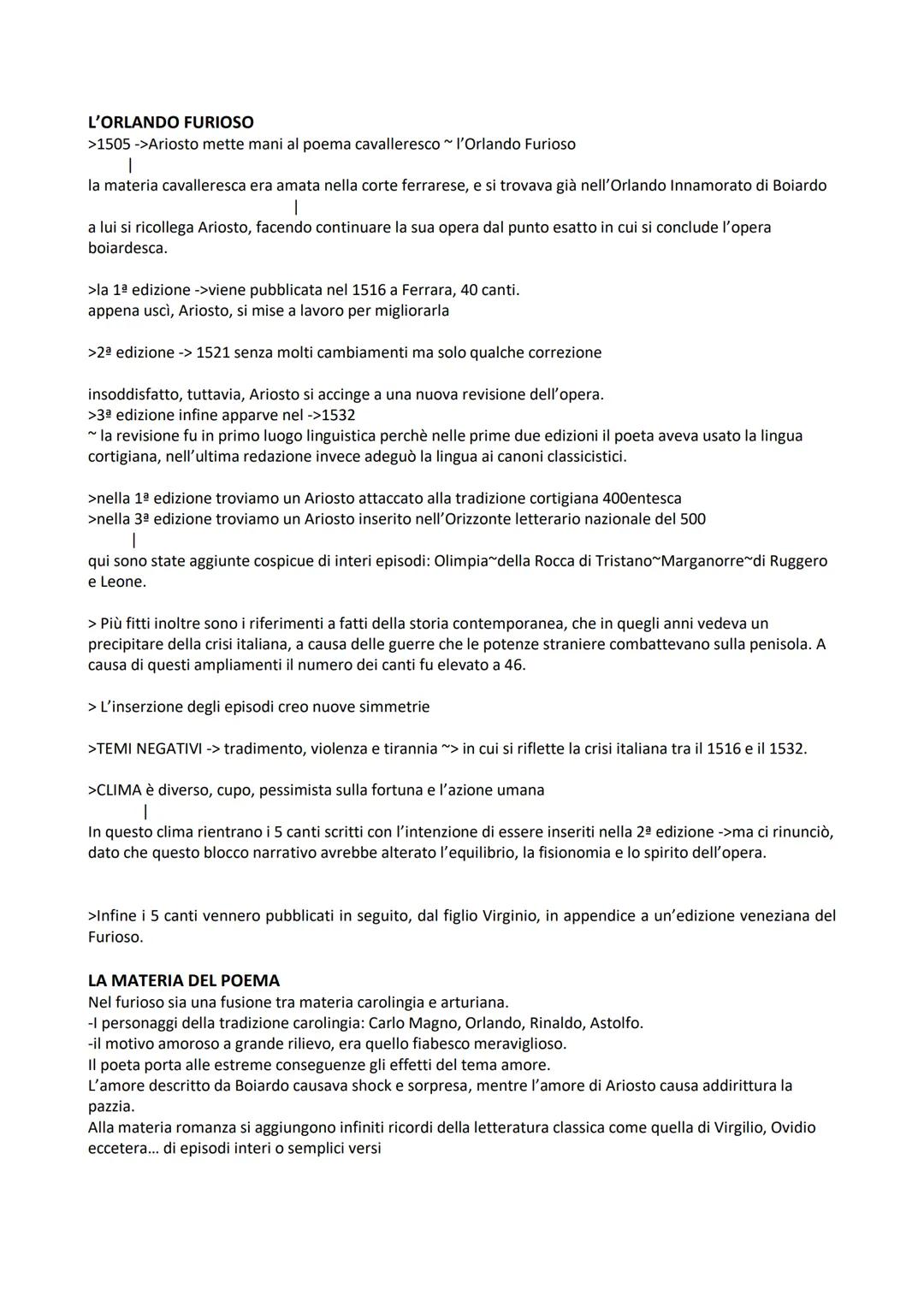 ARIOSTO
Nasce (8/10/1474) ed era un intellettuale cortigiano del Rinascimento
Famiglia nobile> padre funzionario al servizio dei duchi d'Est