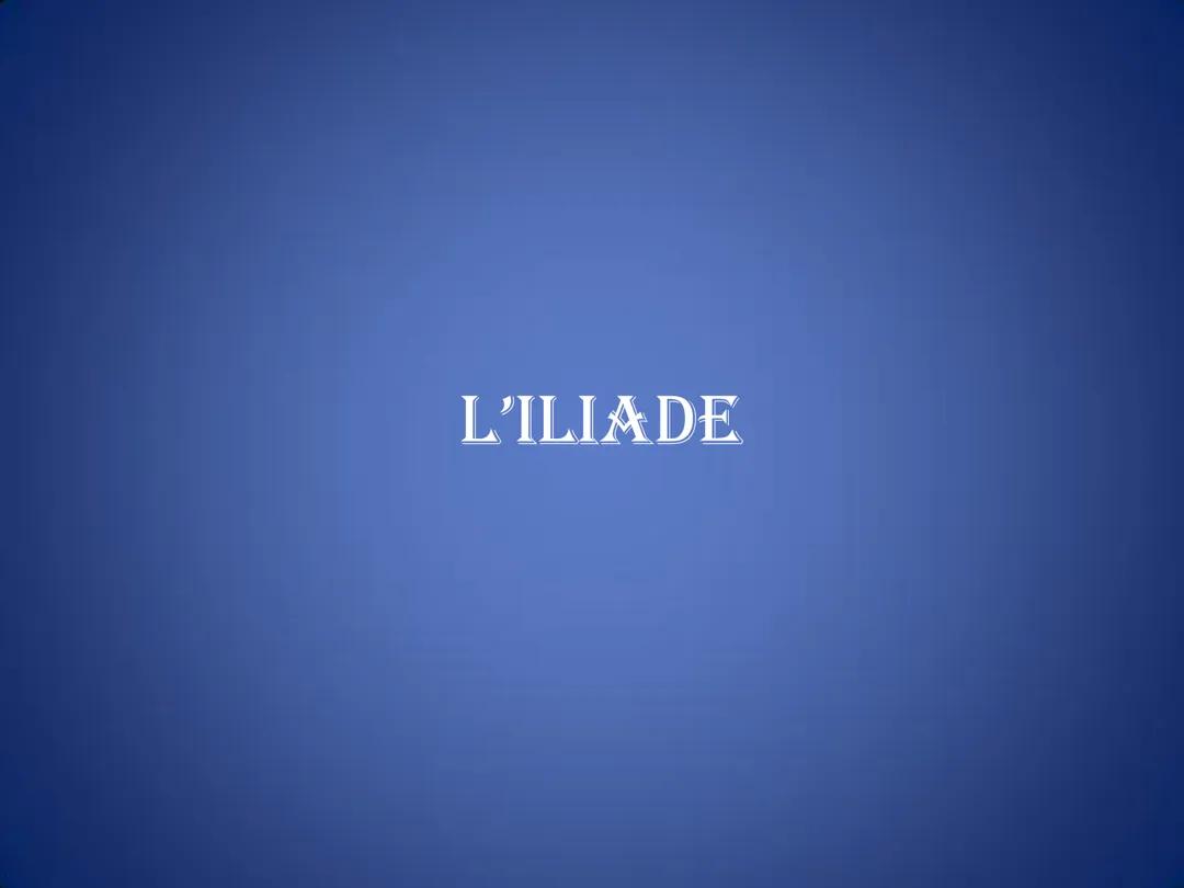 l'iliade