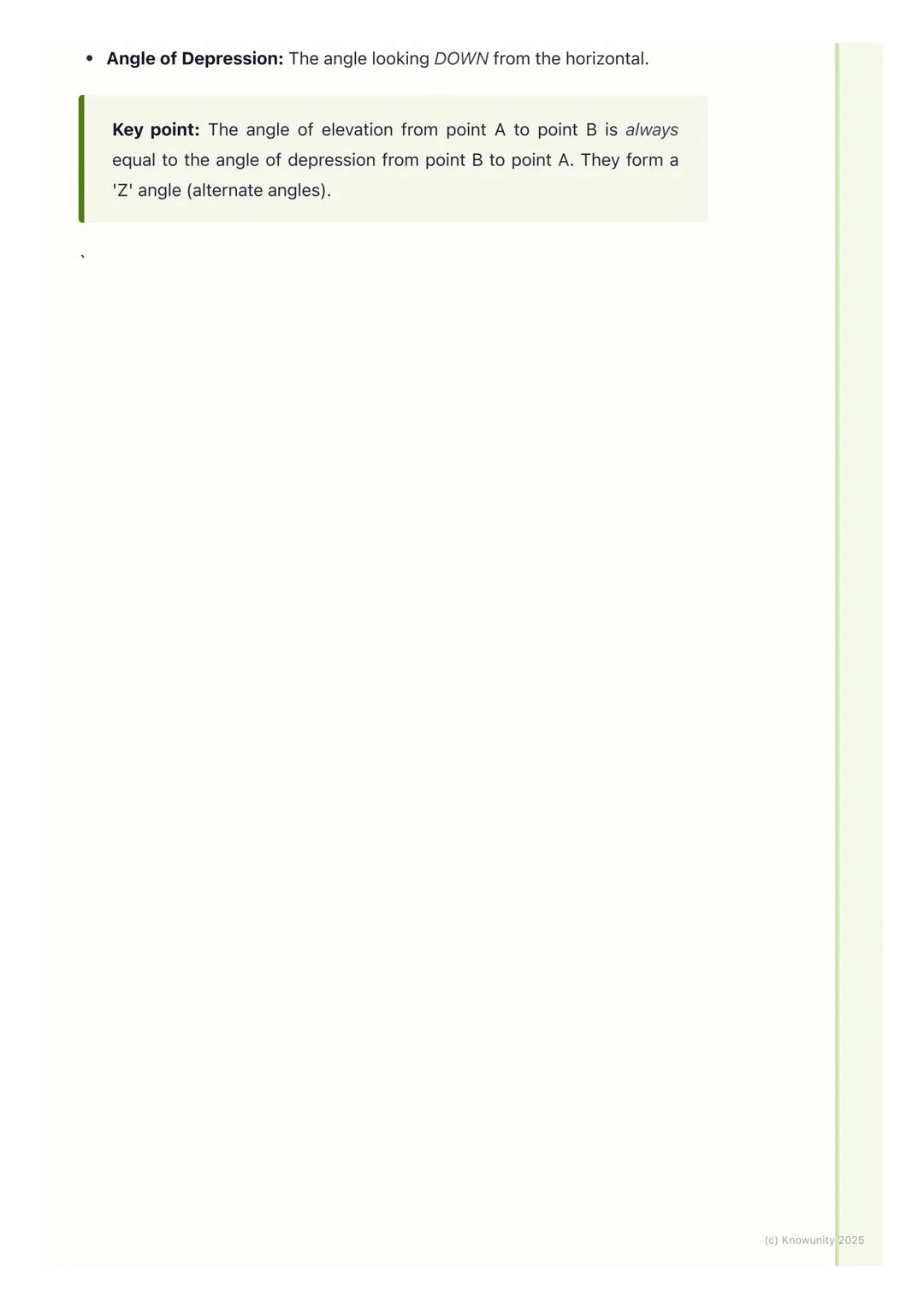 # Trigonometry of Right-Angled
Triangles
The basics of right-angled triangles
This is the foundation of all the trigonometry we do. It's a