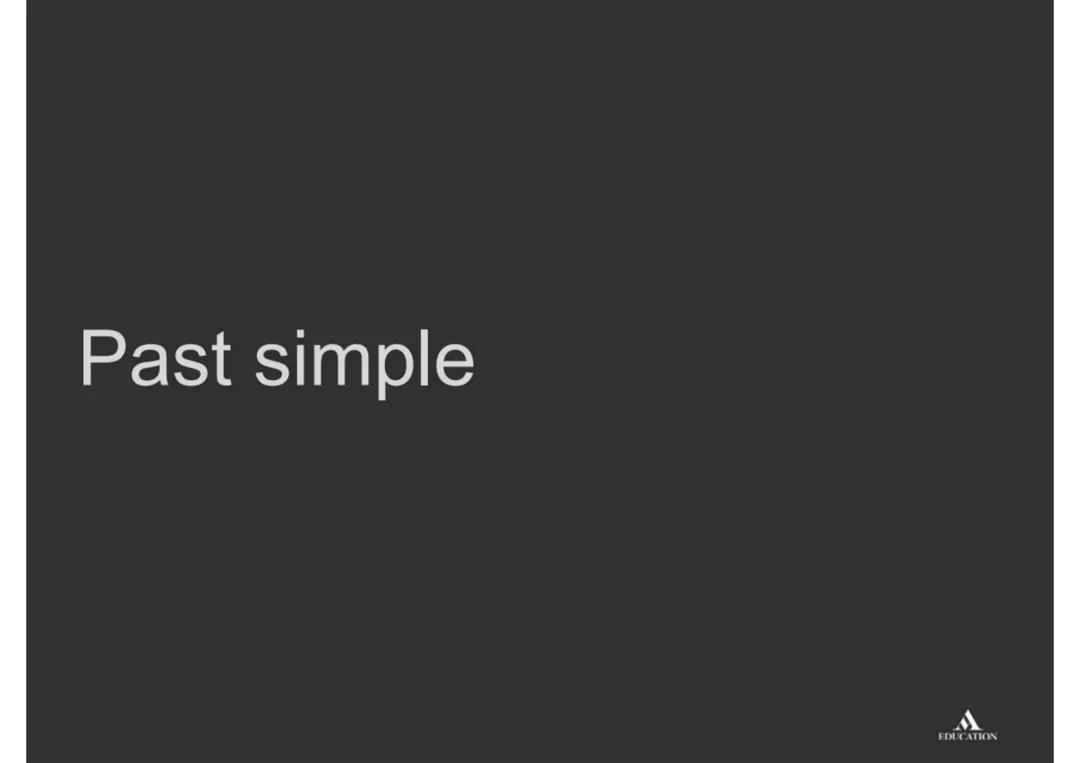 past simple