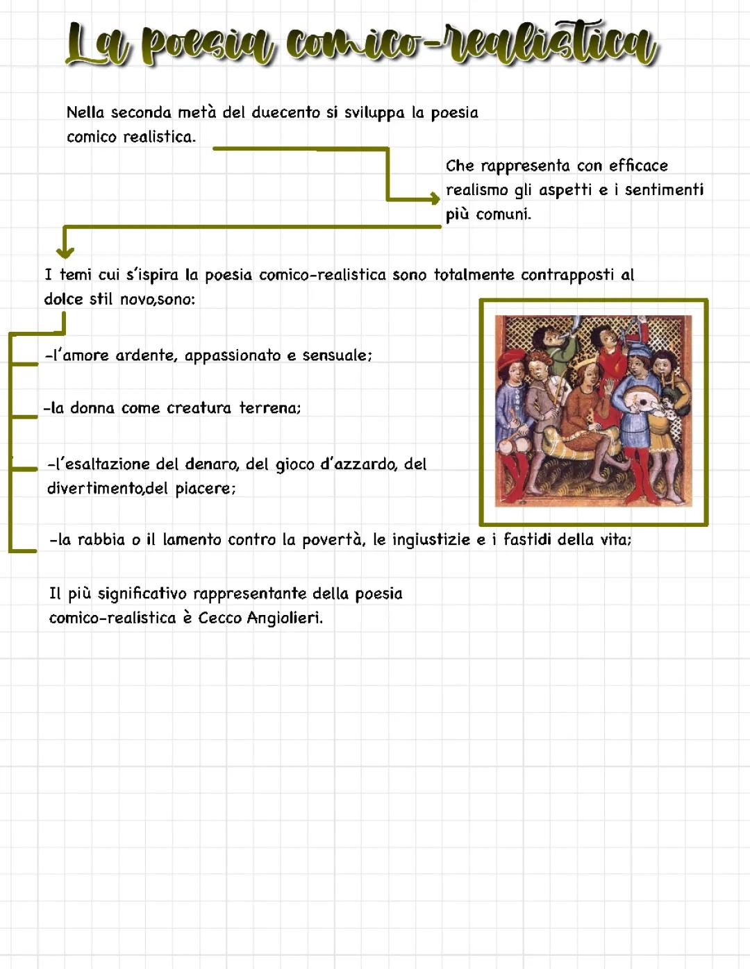 poesia comico-realistica