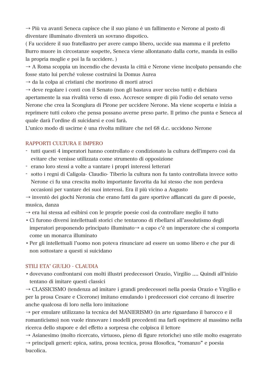 L'ETA' GIULIO-CLAUDIA
prima età imperiale
CONTESTO STORICO CULTURALE
• cos'è? si apre con la morte del primo imperatore romano 14 d.c Ottavi