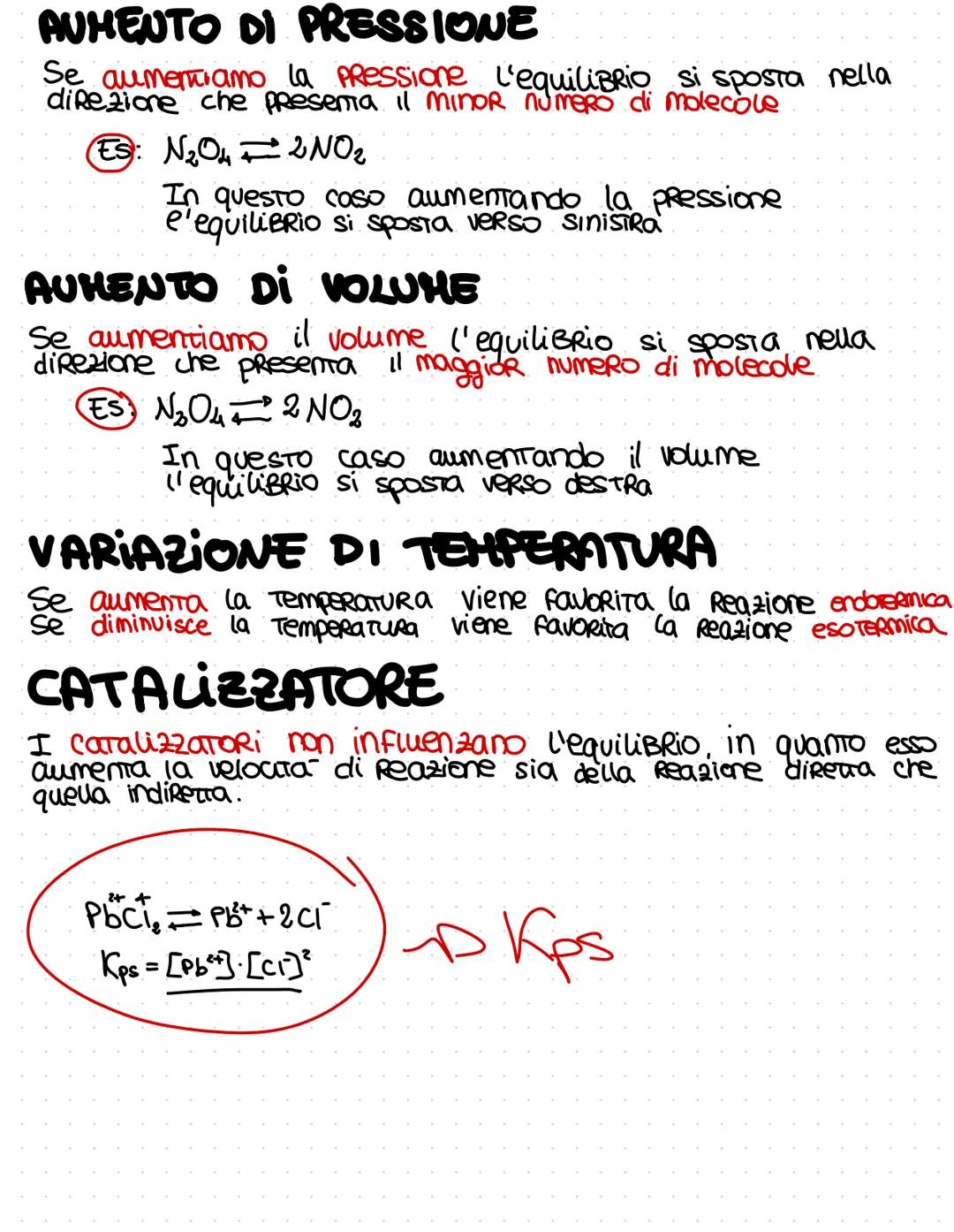 L'equilibrio chimico
Un sistema si dice in equilibrio quando a TemPERATURA e a Pressione
COSTante, la concentrazione dei Reagenti dei PRodot