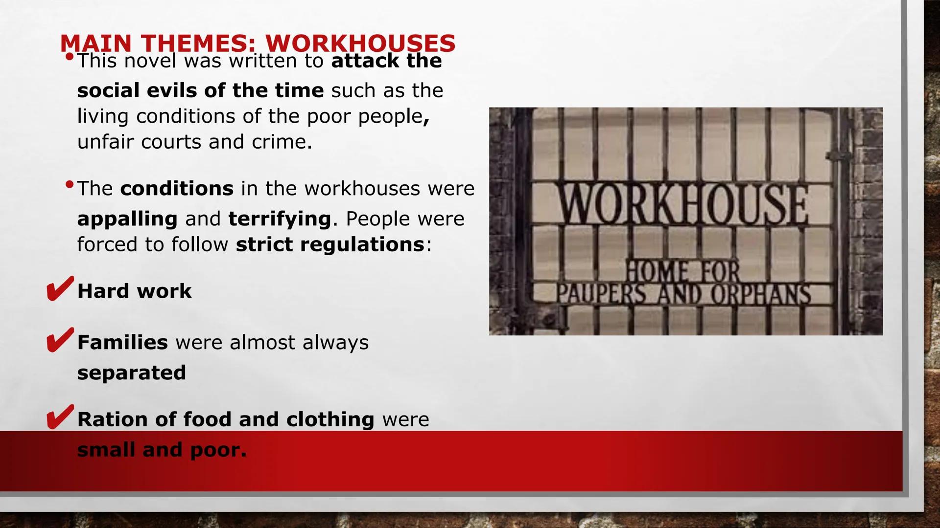 # OLIVER TWIST
BY CHARLES DICKENS # CHILDHOOD IN THE VICTORIAN AGE
Childhood in Victorian times was a cruel
experience.
A lot of poor chi