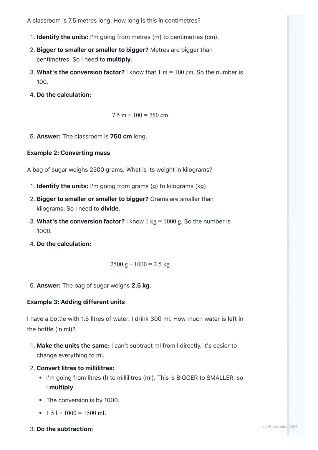 # Units of Measurement
## What are units of measurement?
Units of measurement are what we use to describe the size or amount of
something.