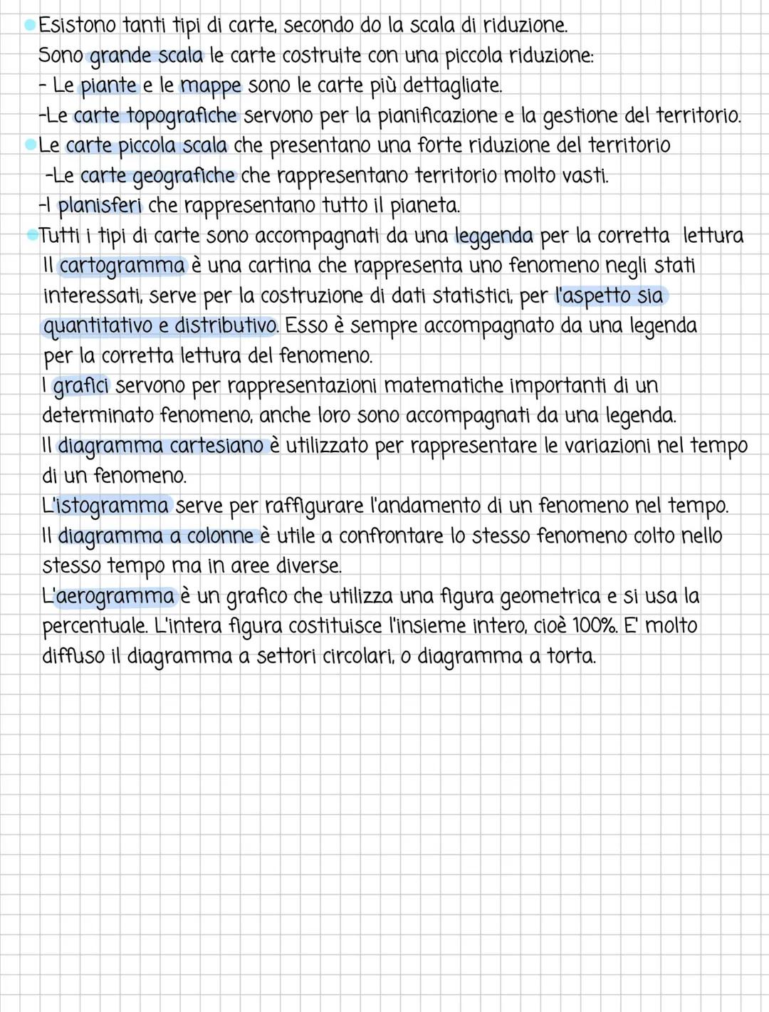 Esistono tanti tipi di carte, secondo do la scala di riduzione.
Sono grande scala le carte costruite con una piccola riduzione:
-
Le piante