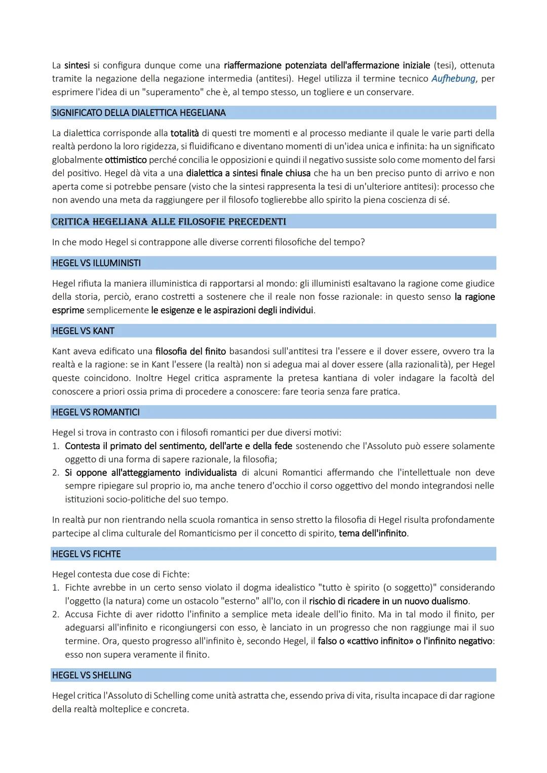 HEGEL
VITA
Nasce a Stoccarda nel 1770. Studia filosofia e teologia all'università di Tubinga e diventa successivamente uno
straordinario pro