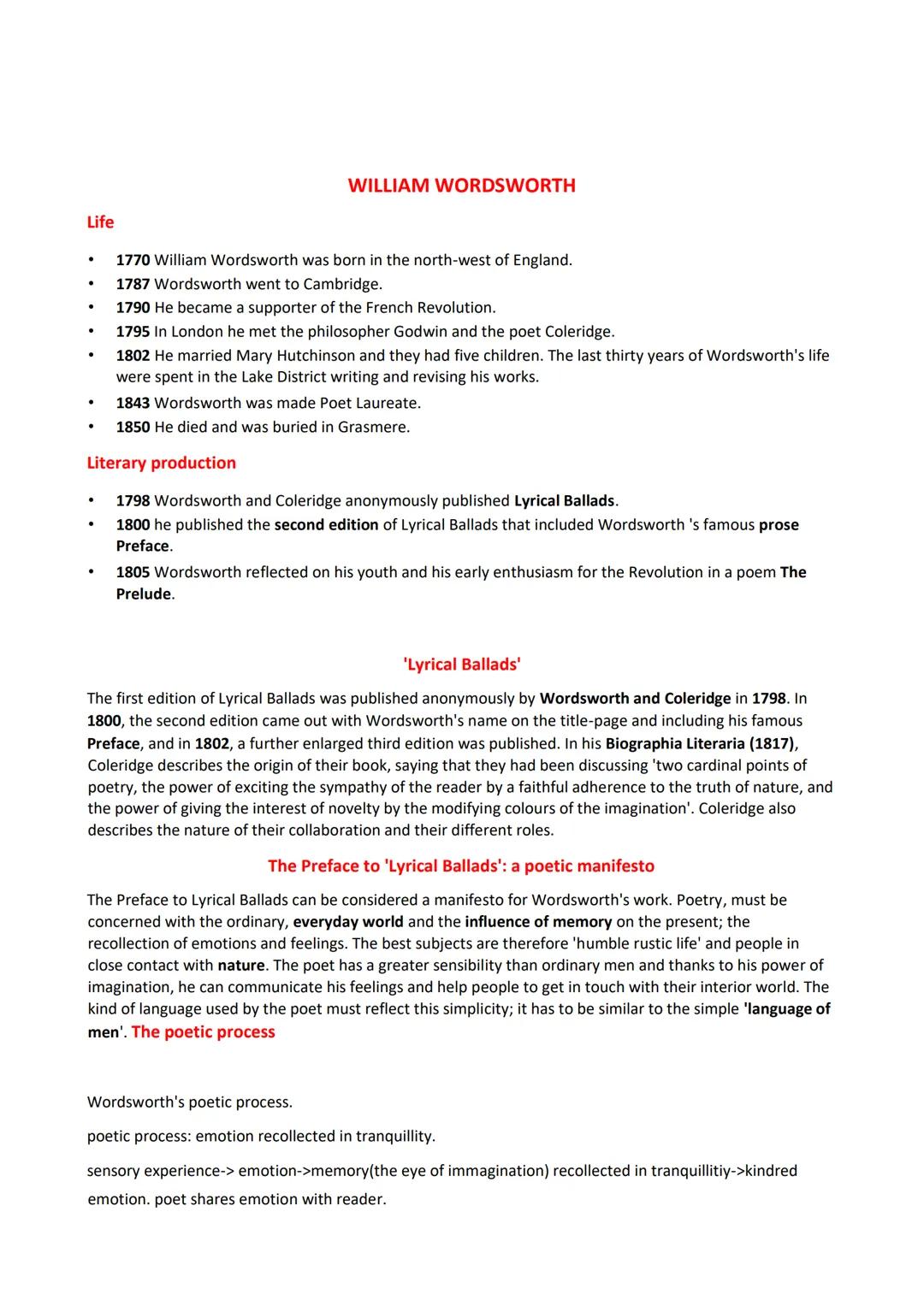 WILLIAM WORDSWORTH