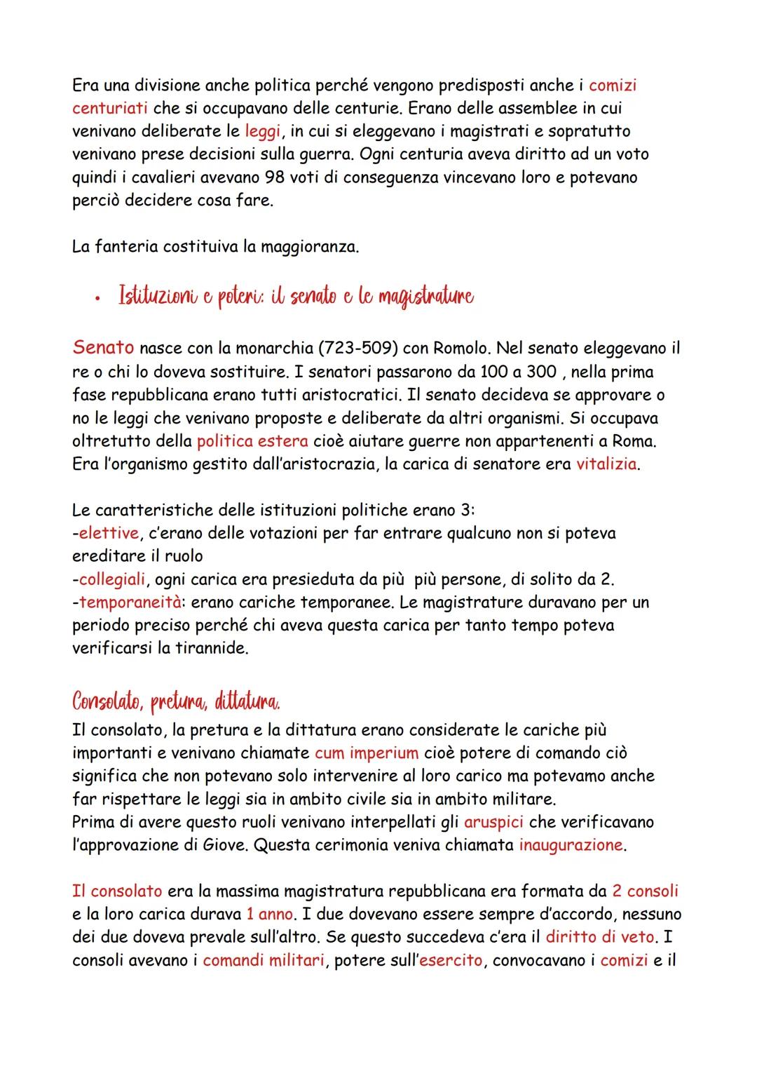 # Le istituzioni romane
* Cittadini-soldati: l'ordinamento centuriato
Una caratteristica romana è di conservare per lunghissimo tempo le