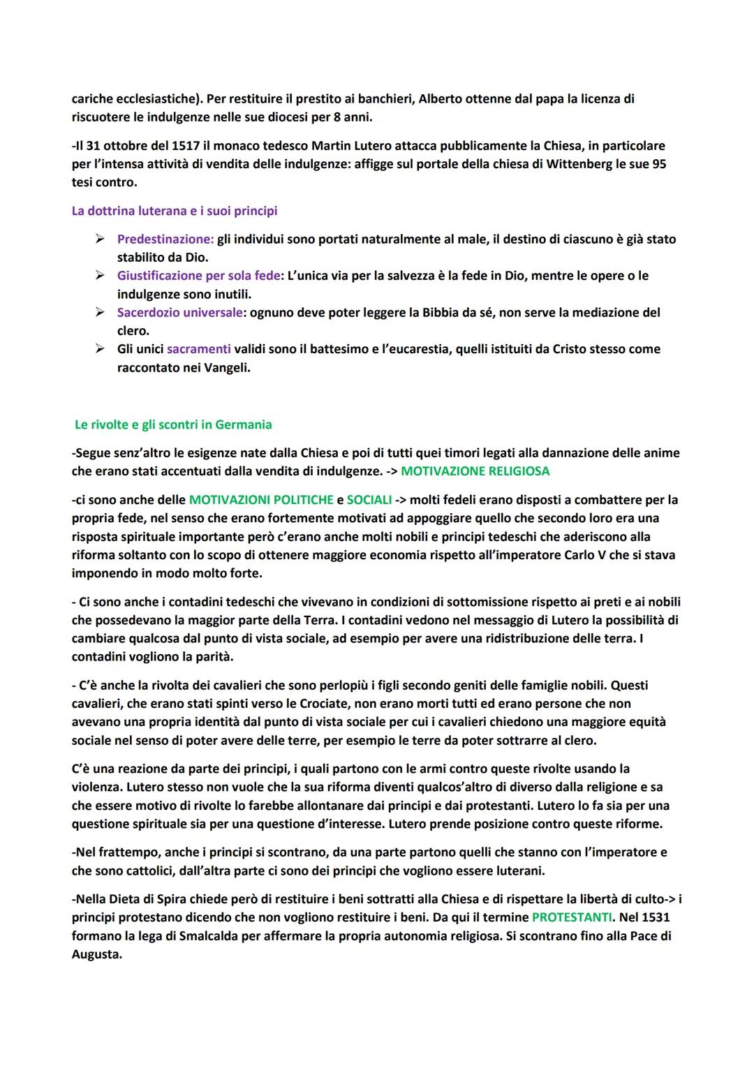 CAPITOLO 13: CARLO V
Nel 1500 in Europa abbiamo 2 grandi questioni:
➤ L'affermarsi di una nuova monarchia universale, nel senso che occupa