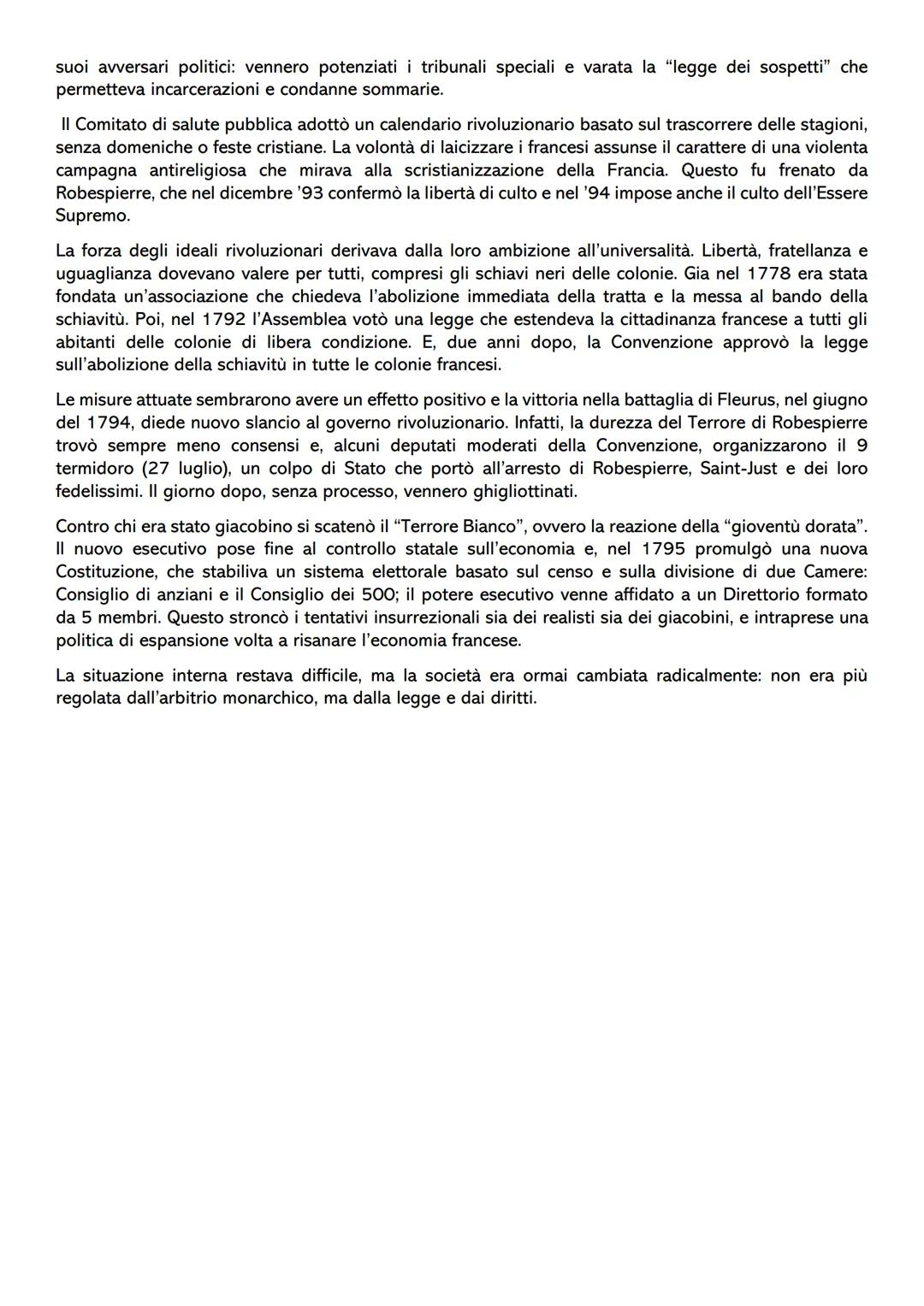 # La Rivoluzione francese
Nella seconda metà del Settecento, la Francia stava vivendo una grave crisi economica e finanziaria
dovuta alle s