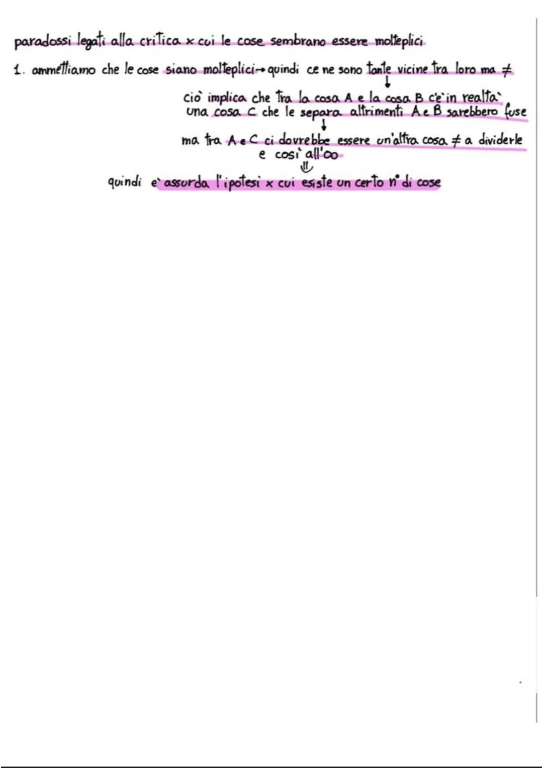 Zenone
cerco di difendere le tesi di Parmenide
lo fa inventando i PARADOSSI→ cioè cerca di dimostrare che partendo dalle tesi dei
propri avv